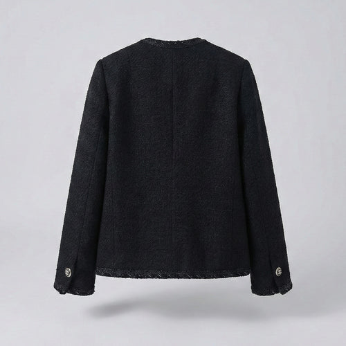 Black jacket on a light gray background
