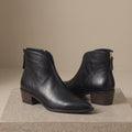 ArtisanDeepV-CutLeatherAnkleBoots