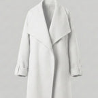 White coat on a gray background