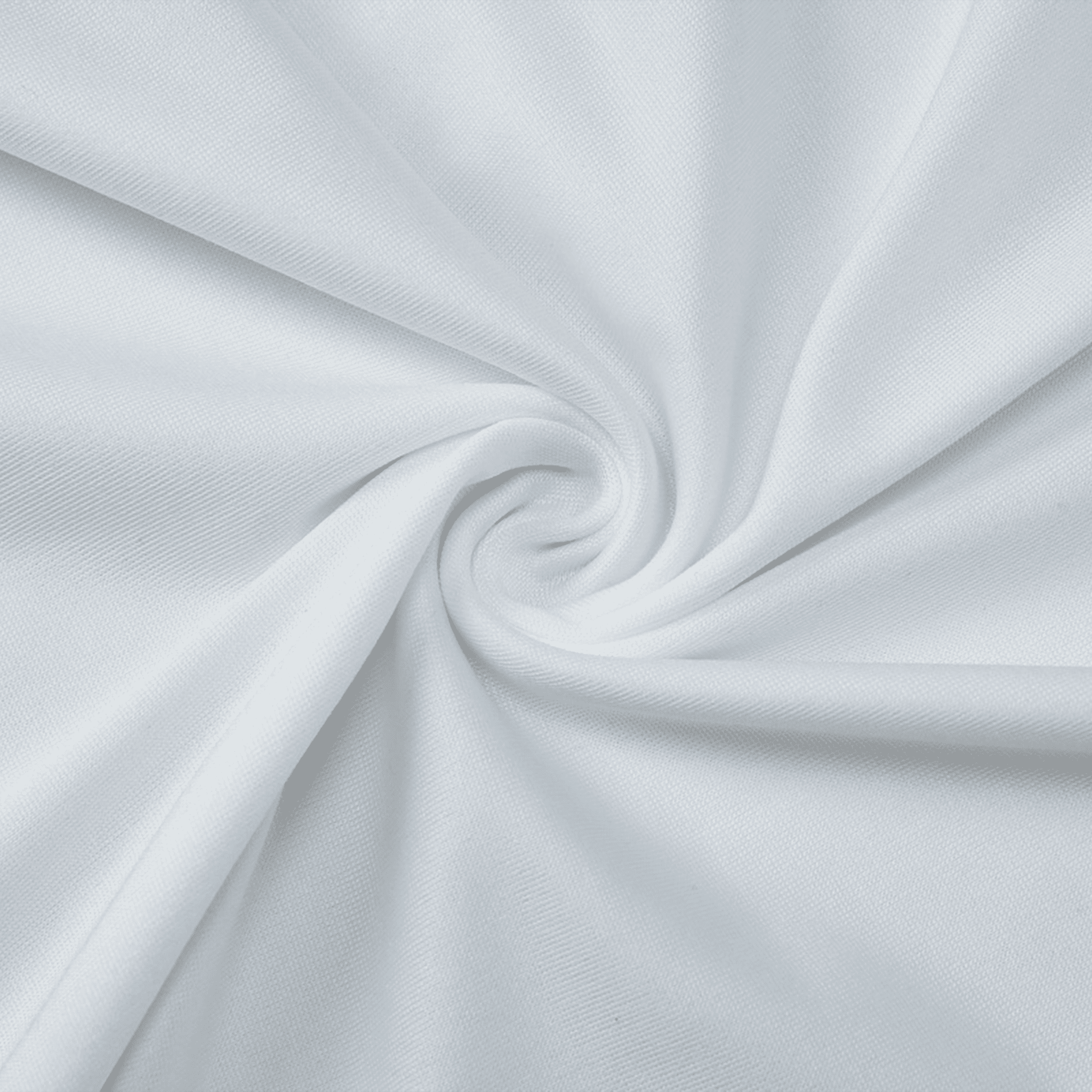 Close-up of white fabric with a subtle texture