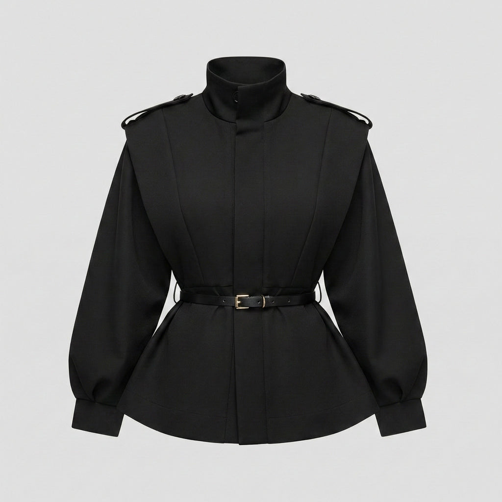 Black jacket on a white background