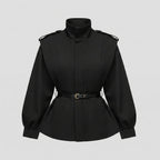 Black jacket on a white background