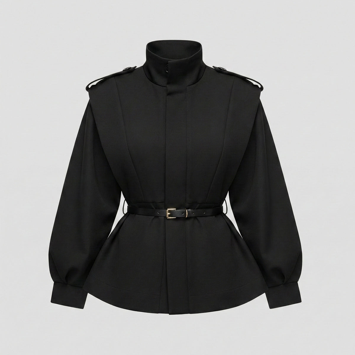 Black jacket on a white background