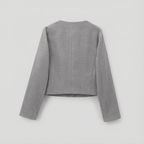 Gray blazer on a light gray background