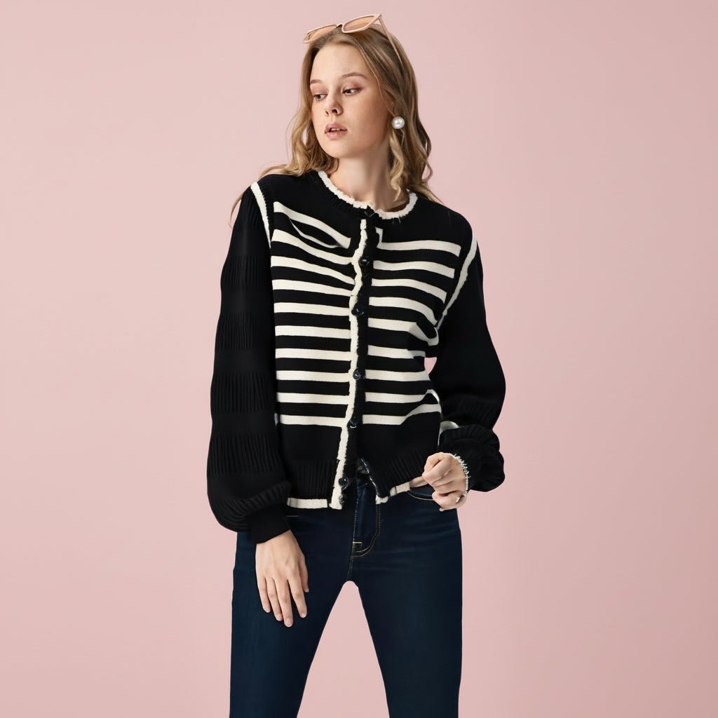 Full Sleeves Round Neck Knit Top