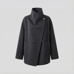 Gray coat on a light gray background