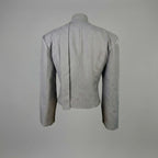Gray jacket on a gray background