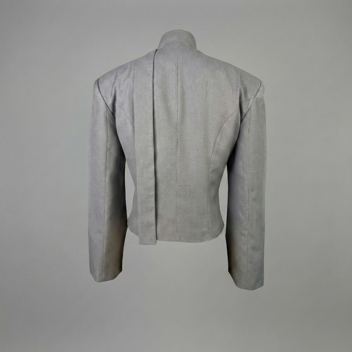 Gray jacket on a gray background