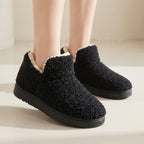 CozyTeddyFleeceWinterAnkleBooties