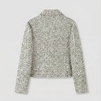 Textured sweater on a light gray background