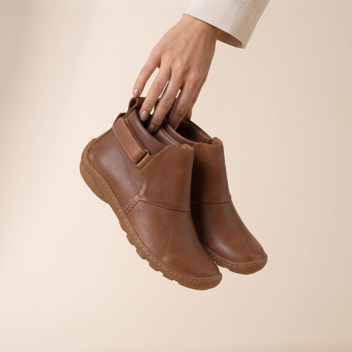 ECOSWAYVintageAnkleBootsbrown