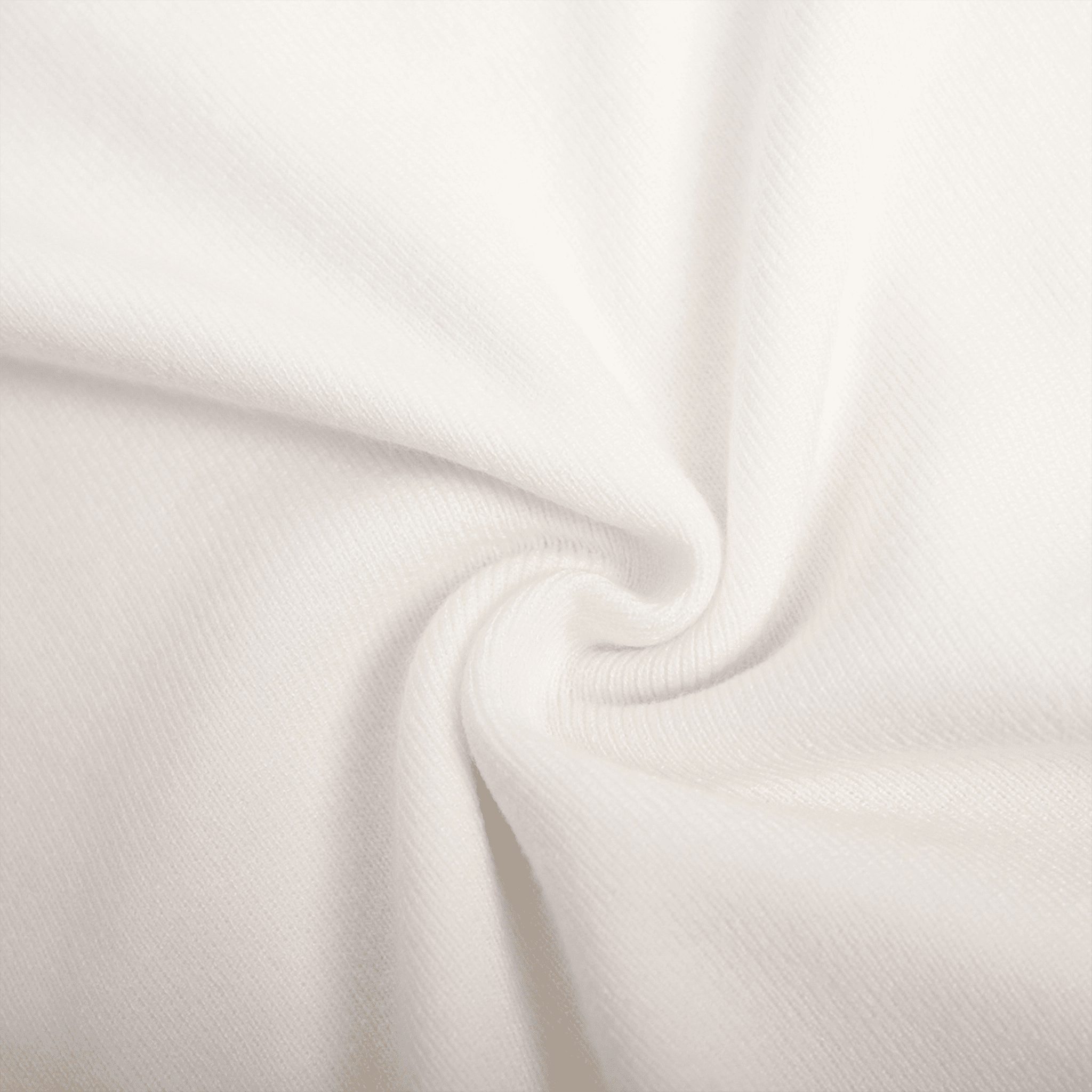 Close-up of white fabric with a subtle texture