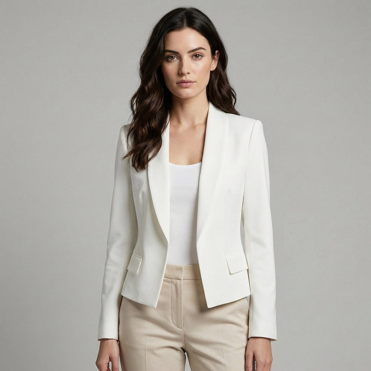 LapelCollarPlainBlazer1