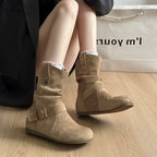 Women's Suede Comfort Ankle Boots