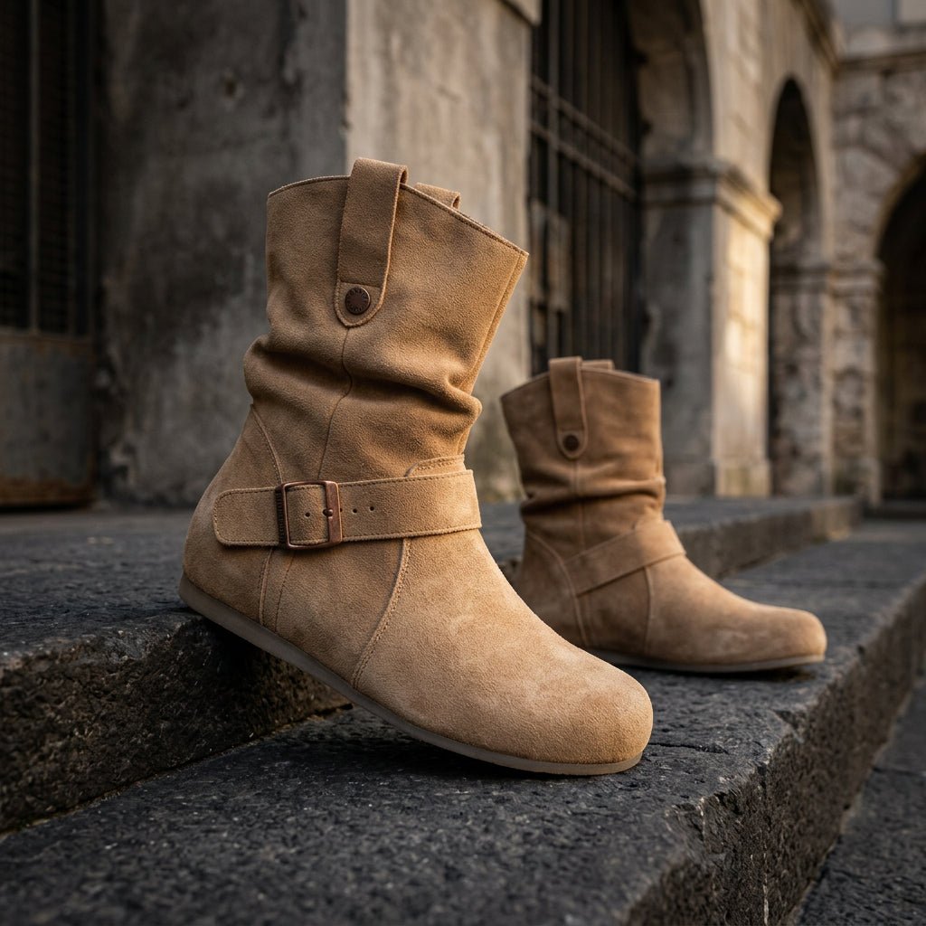 Women's Suede Comfort Ankle Boots