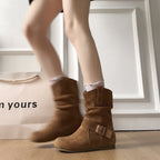 Women's Suede Comfort Ankle Boots