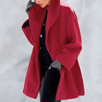 Women’s Oversized Draped Wool Coat