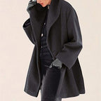 Women’s Oversized Draped Wool Coat
