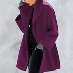 Women’s Oversized Draped Wool Coat