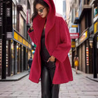 Women’s Oversized Draped Wool Coat