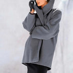 Women’s Oversized Draped Wool Coat