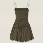 SatinMiniDressSpaghettiStrap