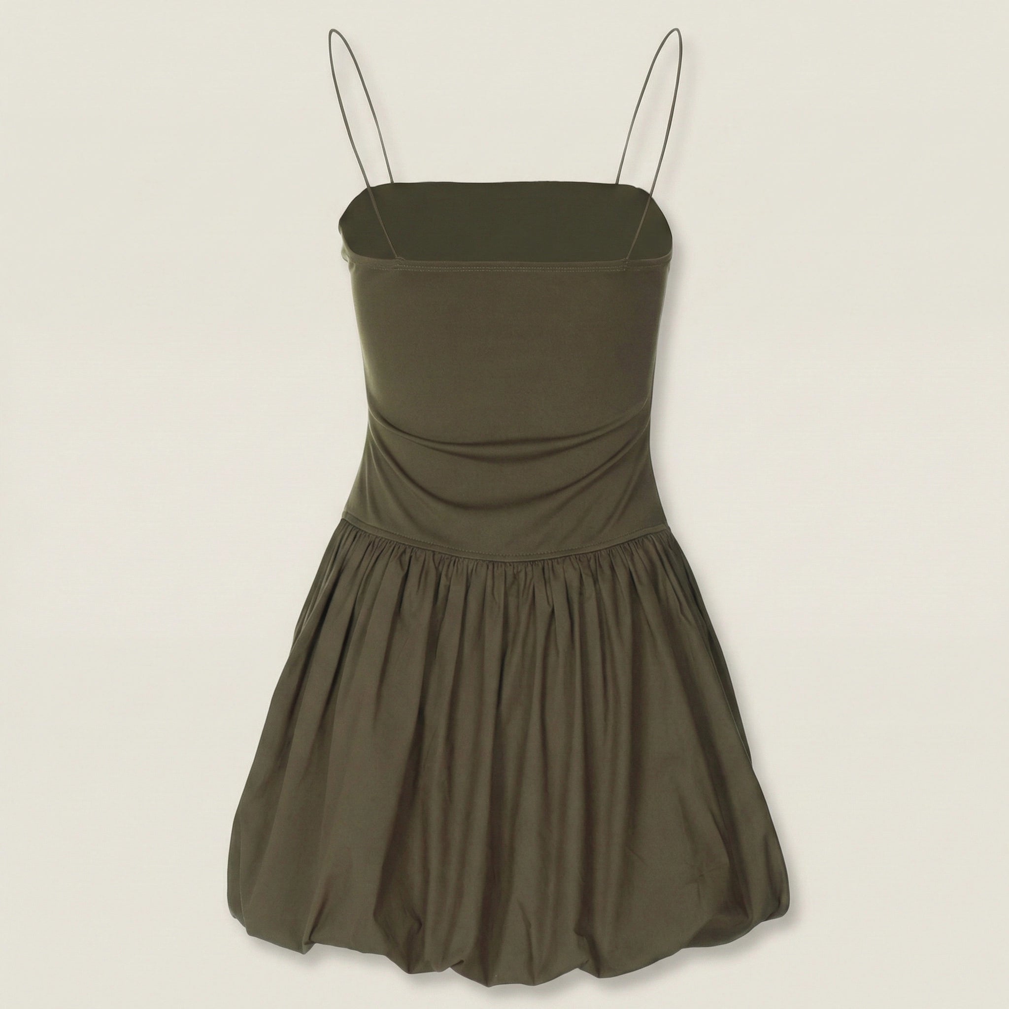 SatinMiniDressSpaghettiStrap