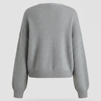 Gray sweater on a light gray background