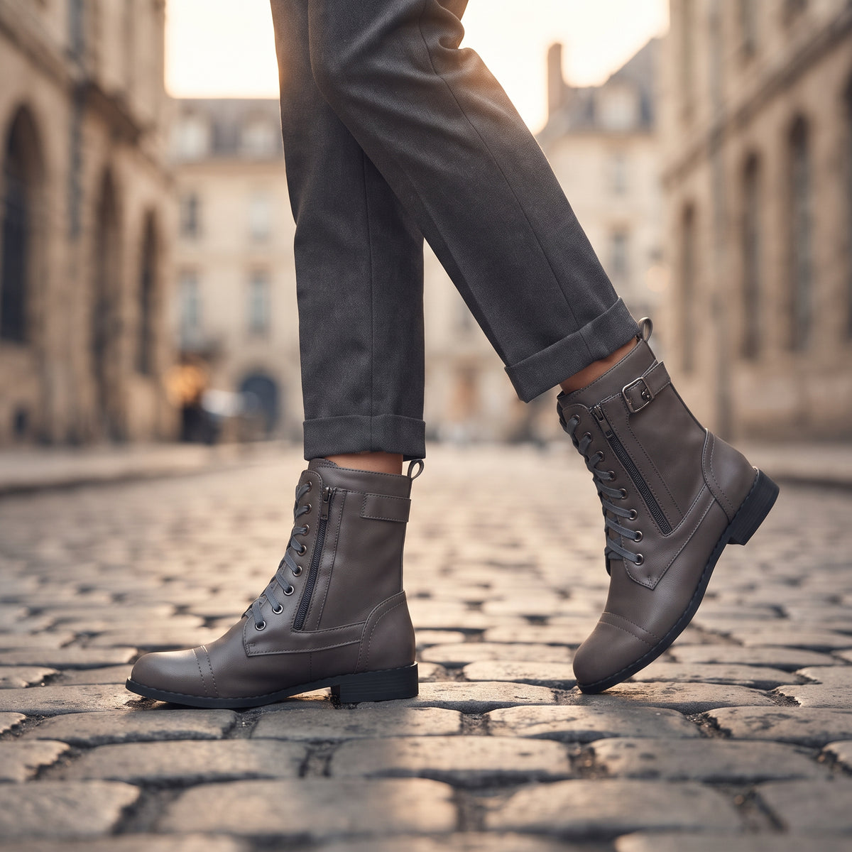 Women_sTanLeatherLace-UpAnkleBootslifestyle
