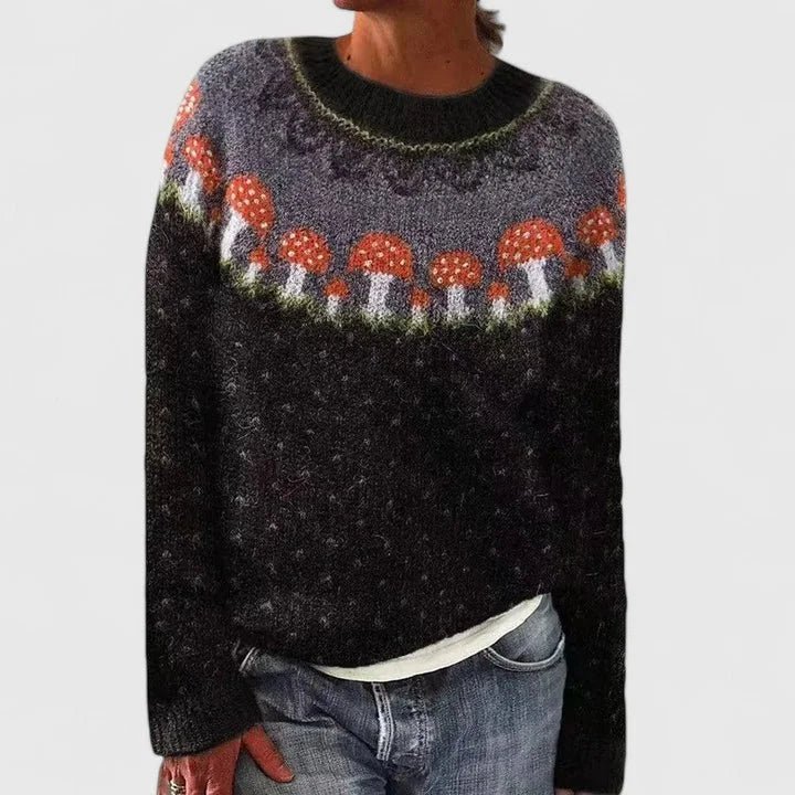 Women’s Vintage Fair Isle Knit Sweater