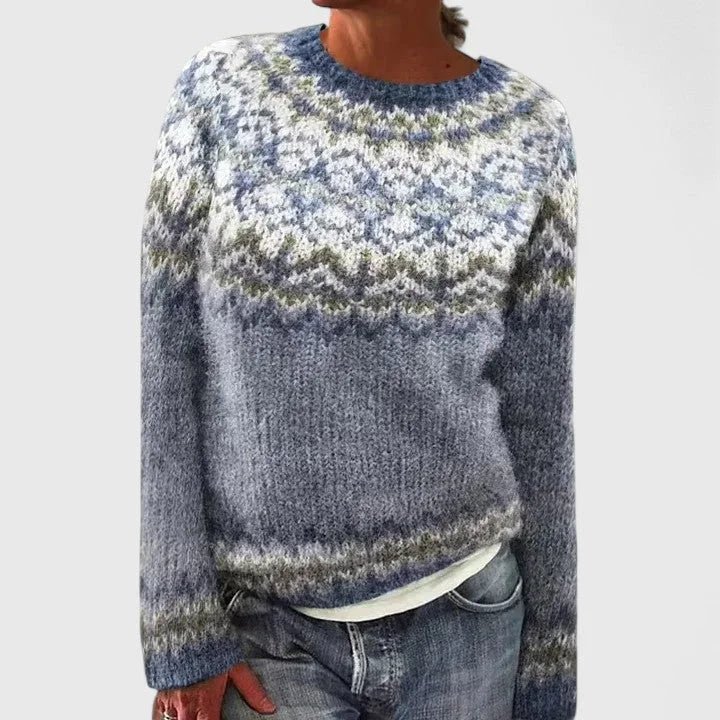 Women’s Vintage Fair Isle Knit Sweater