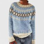 Women’s Vintage Fair Isle Knit Sweater
