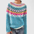 Women’s Vintage Fair Isle Knit Sweater