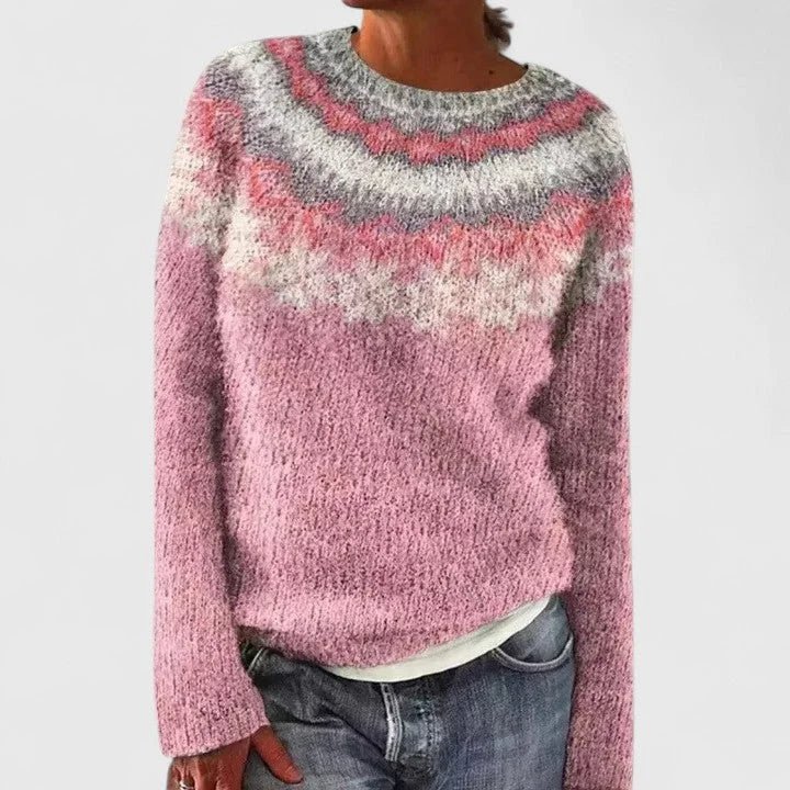 Women’s Vintage Fair Isle Knit Sweater